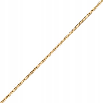 Łańcuszek ze stali szlachetnej klasyczny 50 cm linka żmijka złoty metalowy - zdjęcie 2
