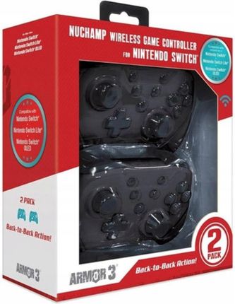Hyperkin NuChamp Czarny mat/Czarny (2 szt.) M07467BKBG - zdjęcie 5
