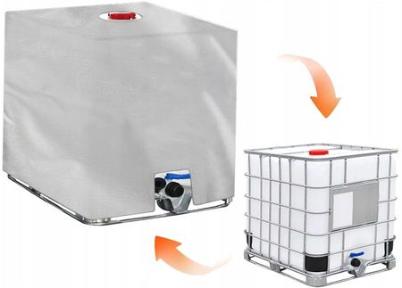 Plandeka Na Zbiornik Wodę Deszczówkę Pokrowiec Osłona Mauzer 1000L Ibc Xl 1820182575 - zdjęcie 5