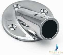 Wave Sea Podstawa Słupka Relingu Nierdzewna Okrągła 22Mm. 30 ° Kwasoodporna Mocna