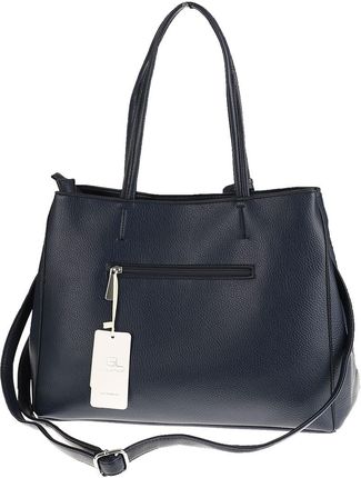 JGL Just Glamour Włoska Torebka Damska kuferek listonoszka WHSG18671 Blue - zdjęcie 2