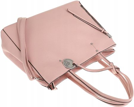 JGL Just Glamour Włoska Torebka Damska kuferek listonoszka WHSG18671 Pink - zdjęcie 4
