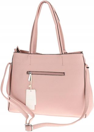 JGL Just Glamour Włoska Torebka Damska kuferek listonoszka WHSG18671 Pink - zdjęcie 3