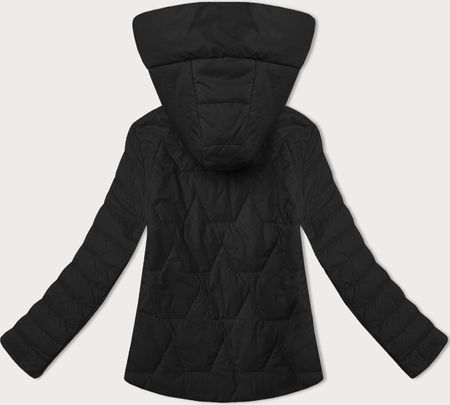 Lekko ocieplana kurka damska ze stójką i kapturem J Style czarna (16M9229-392) - zdjęcie 2