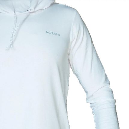 Bluza damska Columbia W EU Sun Trek LS Hoodie 2145261100 Biały - zdjęcie 2