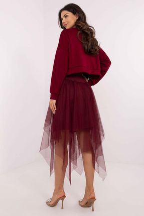 Sukienka Komplet Model MI-KMPL-M5359.79P Bordo - Italy Moda - zdjęcie 2