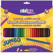 Zdjęcie Kredki Ołówkowe Jumbo, 24 Szt + Temperówka - Szczecin