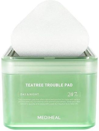 Mediheal Tea Tree Trouble Pad tonizujące płatki do twarzy z ekstraktem drzewa herbacianego 100szt. - zdjęcie 2
