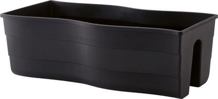 Form-Plastic 3X Skrzynka Na Balustradę Wave 60 Doniczka Balkonowa + Keramzyt 5L - zdjęcie 6