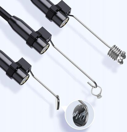 Benetech Endoskop Inspekcyjna Sztywny Przewód 5M 8 Led Ip67 Mini Kamera 2,7Cm 8,5Mm - zdjęcie 5