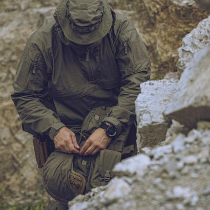 Kurtka Tracer Anorak Jacket - Polycotton Stretch Ripstop - Olive Green M - zdjęcie 6