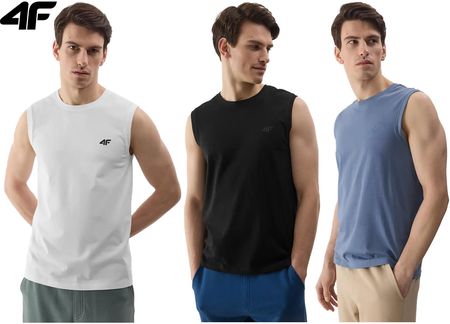 Koszulka Męska 4F Bez Rękawów zestaw 3 szt TZ16 Tank Top Podkoszulek XL - zdjęcie 6