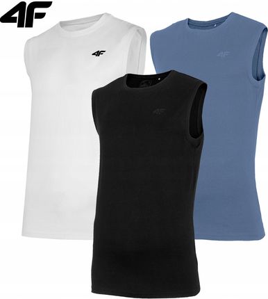 Koszulka Męska 4F Bez Rękawów zestaw 3 szt TZ16 Tank Top Podkoszulek XL - zdjęcie 3