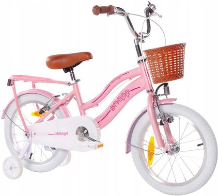 Huffy Rower Dziecięcy Retro Vintage 16 Cali Dla Dziewczynki Perłowo-Różowy - zdjęcie 3