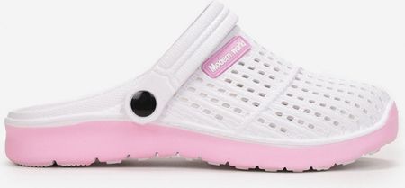 Born2Be Biało-Różowe Klapki damskie 38 Casual - zdjęcie 4