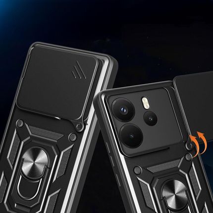 Tech Protect Camshield Pro Xiaomi Redmi Note 14 4G Lte Matte Black - zdjęcie 3