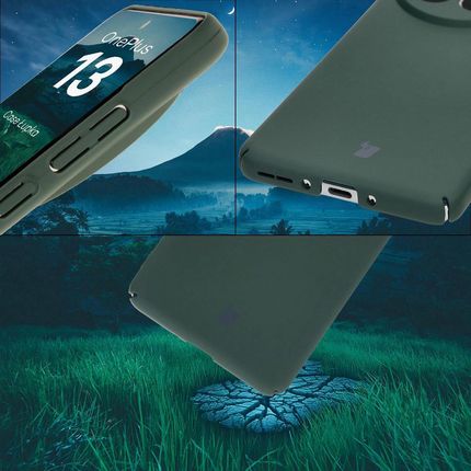 Bizon Etui Case Łupka Do Oneplus 13 Zielone - zdjęcie 2