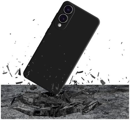 3Mk Etui Silicone Case Do Samsung Galaxy S25 Edge Czarny - zdjęcie 3