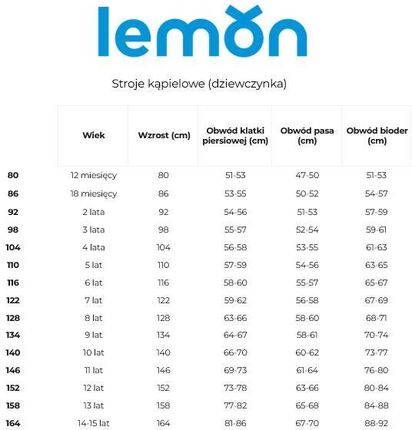 Lemon Explore Strój Jednoczęściowy Pływacki Dla Dzieci Wl5 Szary - zdjęcie 2