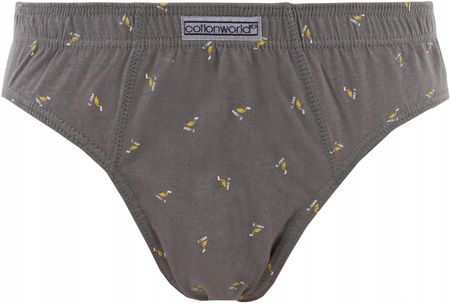 5x Slipy Majtki Męskie 100% Bawełna Cotton World 4XL - zdjęcie 3
