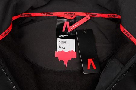 Kurtka męska Softshell Alpinus Stenshuvud czarna BR43371 - zdjęcie 5