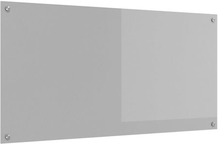 vidaXL Lustro Backsplash Do Kuchni Jasnoszare 120x60x0 6cm Szkło Hartowane - zdjęcie 2