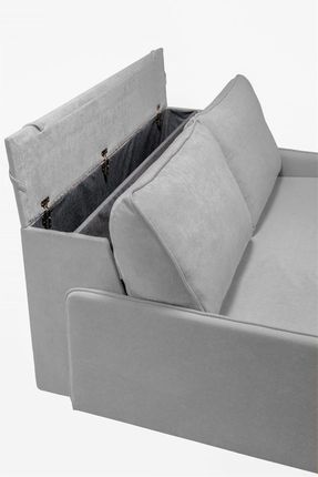 Hauss Sofa z materacem i pojemnikiem na pościel stelaż włoski 140x195 Selo - zdjęcie 3