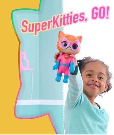 Just Play Disney Junior Superkoty Super Kitties Interaktywna Figurka Ginny/Gosia 20Cm + Akcesoria Światło Dźwięk - zdjęcie 5
