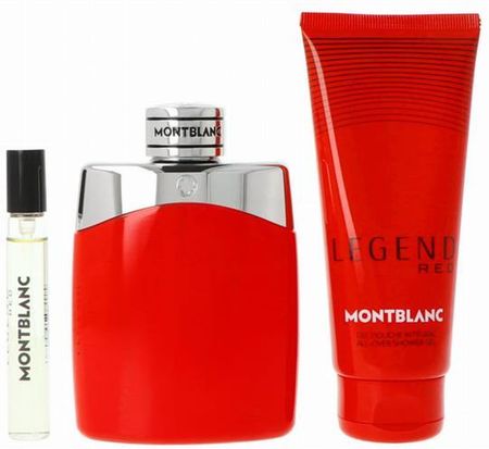 Montblanc Zestaw Legend Red Edp 100Ml + Edp 7,5Ml + Shower Gel 100Ml - zdjęcie 2