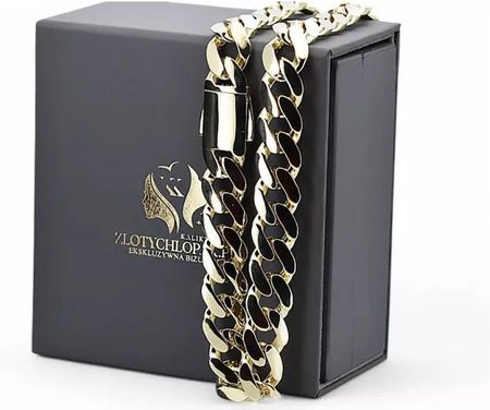 Złota bransoleta pancerka14k 585 Nowy model Excellent! cb086yw - zdjęcie 2