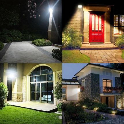 Halogen Naświetlacz Led Czujnik Ruchu Zmierzchu Reflektor Z Czujnikiem 20W - zdjęcie 3