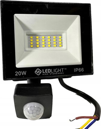 Halogen Naświetlacz Led Czujnik Ruchu Zmierzchu Reflektor Z Czujnikiem 20W - zdjęcie 2