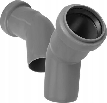 Aquer Kolano Kanalizacyjne 50Mm 30° Pcv Pp - zdjęcie 2