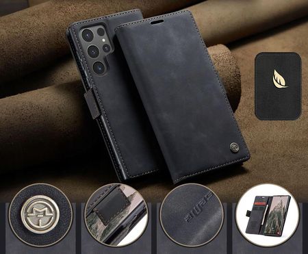 Etui Do Samsung Galaxy S24 Ultra Lux Skóra Zamykane Z Klapką Na Karty - zdjęcie 3