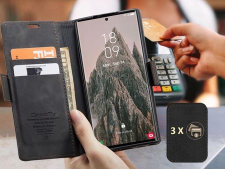 Etui Do Samsung Galaxy S24 Ultra Lux Skóra Zamykane Z Klapką Na Karty - zdjęcie 6