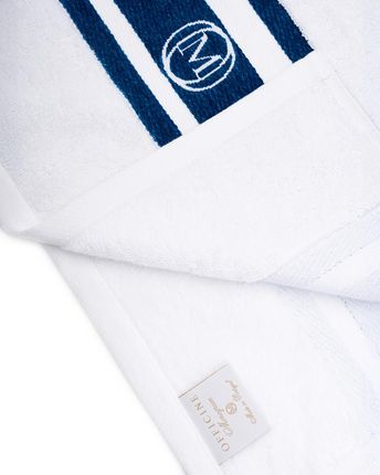 Officine Monogram - Ręcznik kąpielowy 70 x 140 cm Linea Biało-niebieski - zdjęcie 2