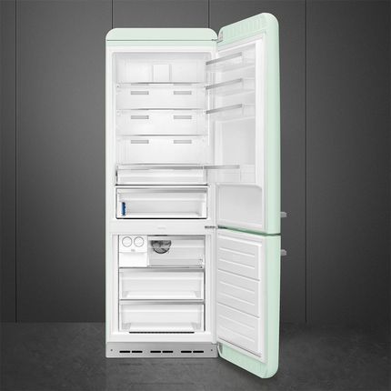 Lodówka Smeg FAB38RPG6 z zamrażalnikiem dolnym 205cm Pastelowa Zieleń - zdjęcie 3