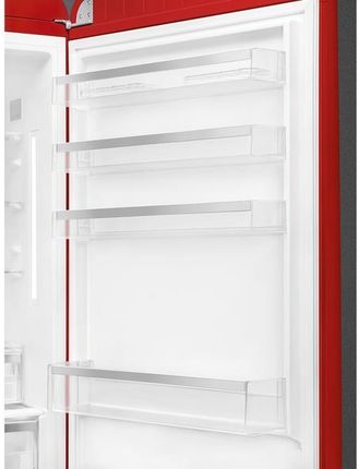 Lodówka Smeg FAB38RRD6 z zamrażalnikiem dolnym 205cm Czerwony - zdjęcie 2