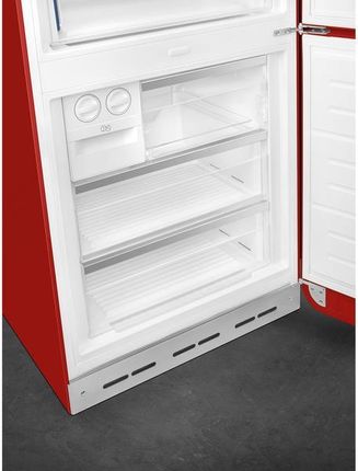 Lodówka Smeg FAB38RRD6 z zamrażalnikiem dolnym 205cm Czerwony - zdjęcie 4