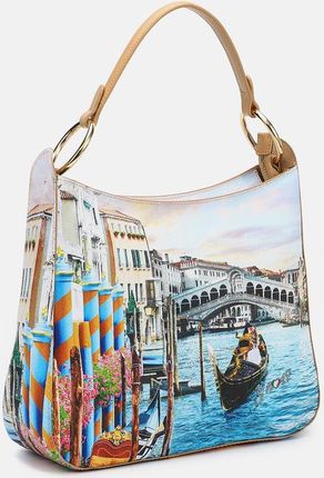 Torebka damska na ramię - YNOT YES-713S5 DREAM IN VENICE - zdjęcie 2