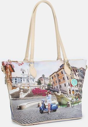 Torebka shopper - YNOT YES-396S5 VACANZA ROMANA - zdjęcie 2