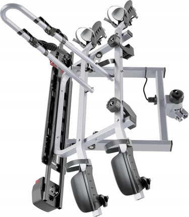 Amos Bagażnik Rowerowy Platforma Na Hak 2 Rowery Do 75Kg Uchył + Wieszak Ścienny - zdjęcie 2