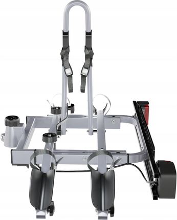 Amos Bagażnik Rowerowy Platforma Na Hak 2 Rowery Tytan 7 Pin 75Kg Odchylany - zdjęcie 4