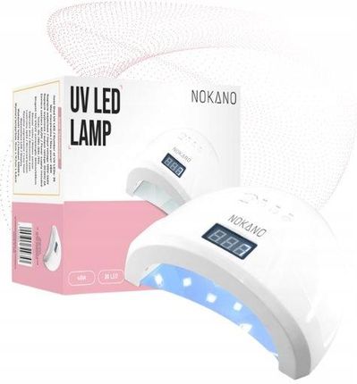 Nokano Lampa Uv Led 48W Sensor Ruchu LCD Low Heat Pedicure - zdjęcie 5