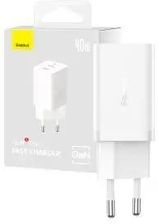 Zdjęcie Produkt z Outletu: Baseus Gan5 40W 2X Usb C Biały (CCGP180102) - Biłgoraj
