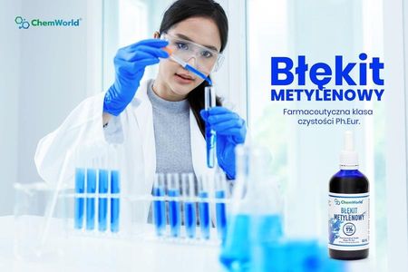 Chemworld Błękit Metylenowy 1% 250ml + Pipeta Pasteura 3ml - zdjęcie 6