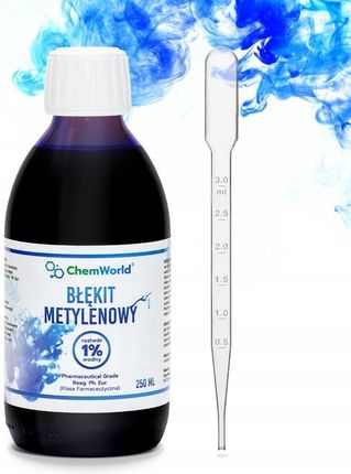 Chemworld Błękit Metylenowy 1% 250ml + Pipeta Pasteura 3ml - zdjęcie 5