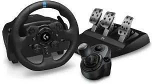 Zdjęcie Produkt z Outletu: Logitech G923 Se Shifter Combo Z Pedałami Do Ps5, Ps4, Pc Force Feedback (991000531) - Lubin
