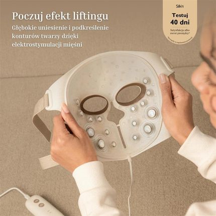 Silk'n Maska LED na twarz z funkcją EMS - zdjęcie 2