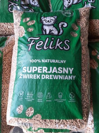 Żwirek Drewniany Pellet Jasny 15Kg Dla Kota Królika Gryzonia Świnki Chomika 1816827181 - zdjęcie 3